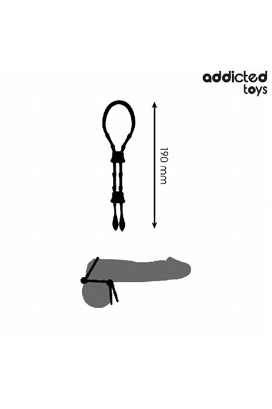 ADDICTED TOYS - CORDA IN SILICONE REGOLABILE PER IL PENE