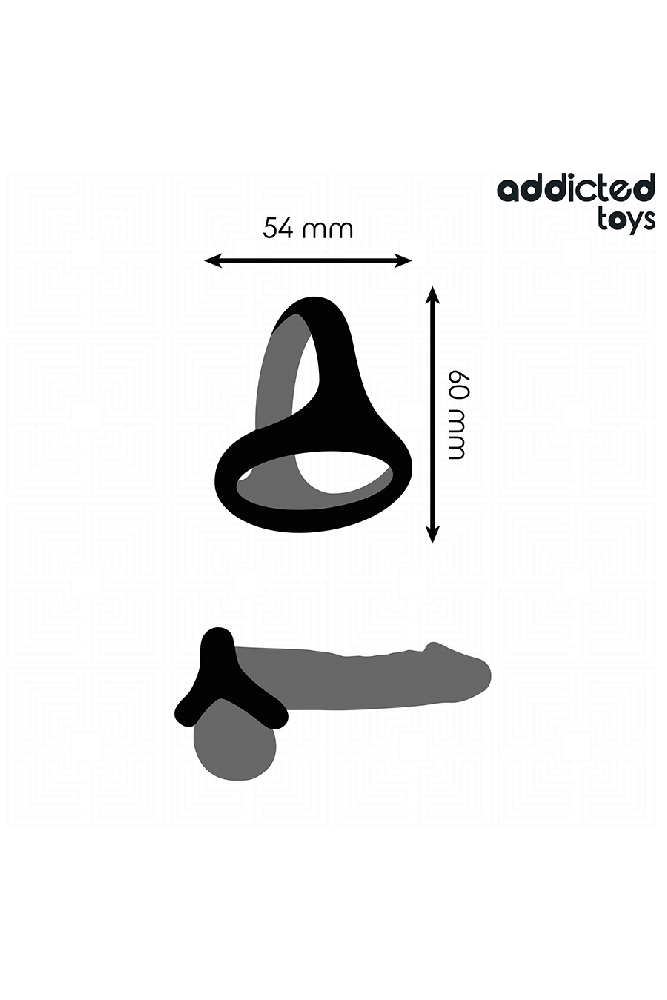 ADDICTED TOYS - ANELLO PER PENE TRIPLO SPESSO