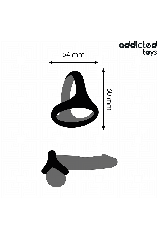 ADDICTED TOYS - ANELLO PER PENE TRIPLO SPESSO