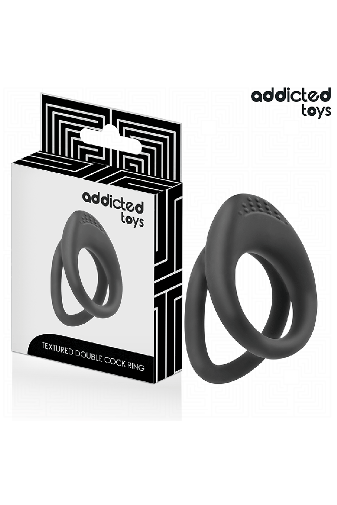 ADDICTED TOYS - ANELLO PER PENE A DOPPIA TEXTURE