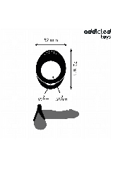 ADDICTED TOYS - ANELLO PER PENE A DOPPIA TEXTURE