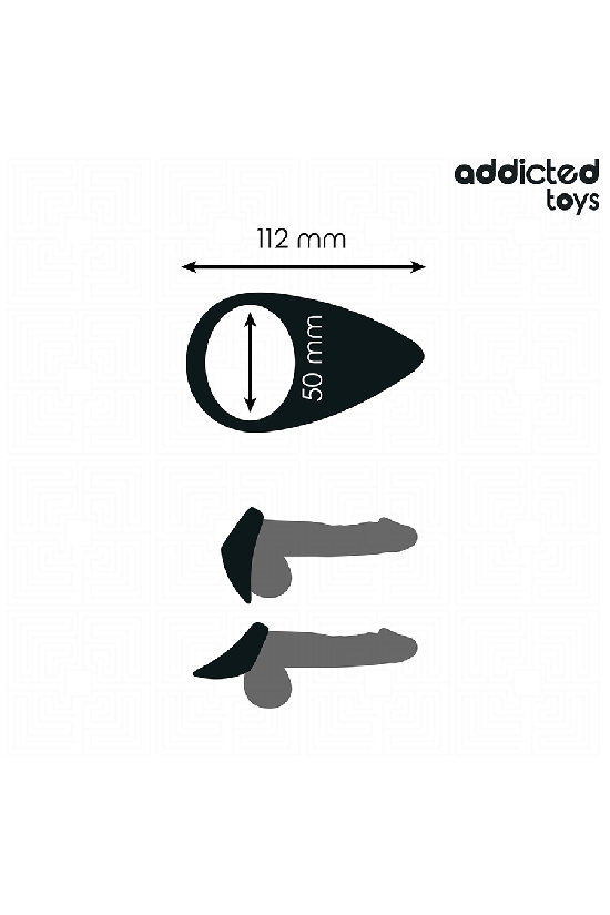 ADDICTED TOYS - ANELLO PER PENE A FORMA DI LACRIMA
