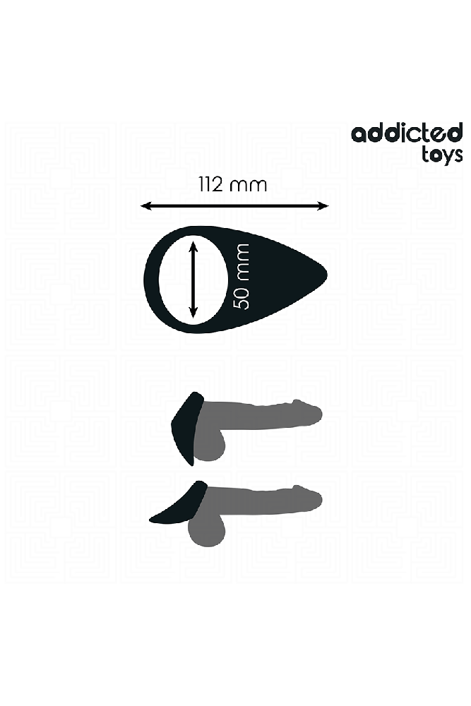 ADDICTED TOYS - ANELLO PER PENE A FORMA DI LACRIMA