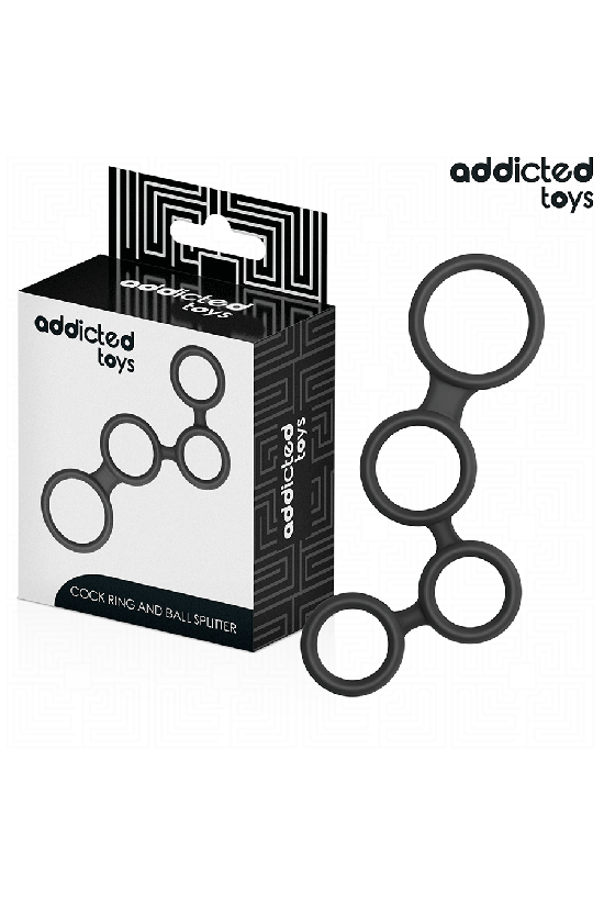 ADDICTED TOYS - ANELLO PER PENE CON DIVISORI PER TESTICOLI