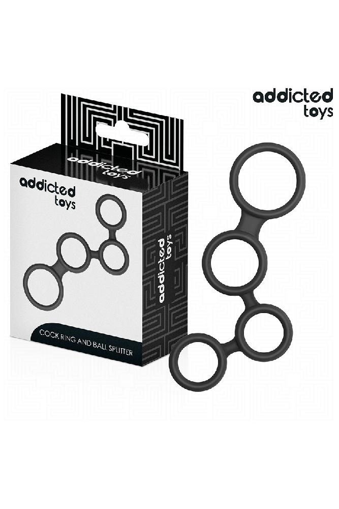 ADDICTED TOYS - ANELLO PER PENE CON DIVISORI PER TESTICOLI