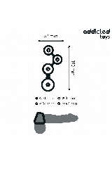 ADDICTED TOYS - ANELLO PER PENE CON DIVISORI PER TESTICOLI