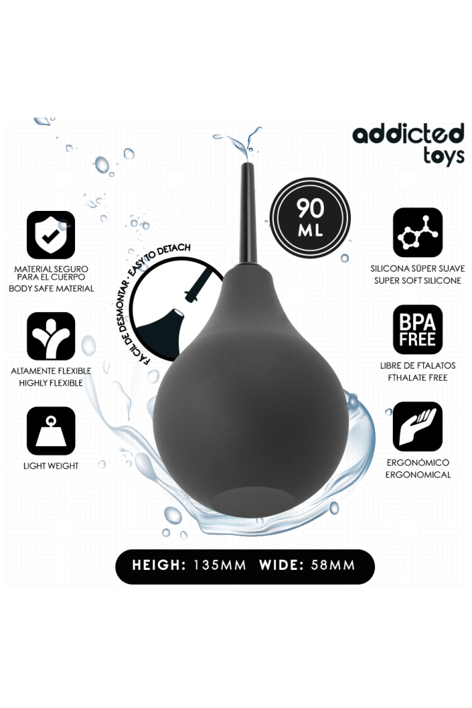 ADDICTED TOYS - DETERGENTE ANALE DA VIAGGIO TAGLIA S 90 ML