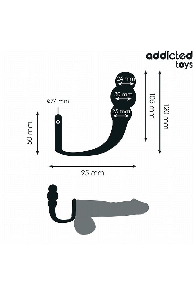ADDICTED TOYS - PLUG ANALE CON ANELLO MODELLO 1