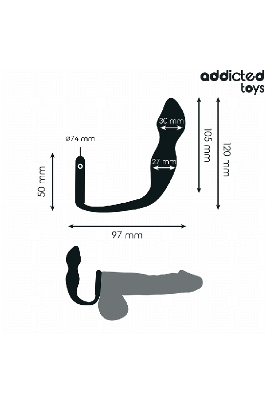 ADDICTED TOYS - PLUG ANALE CON ANELLO MODELLO 2