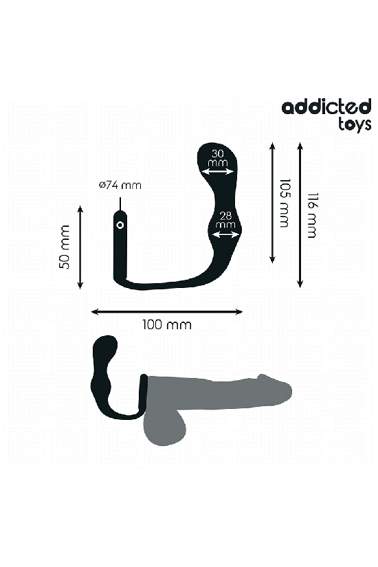 ADDICTED TOYS - PLUG ANALE CON ANELLO MODELLO 3