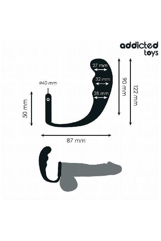 ADDICTED TOYS - PLUG ANALE CON ANELLO MODELLO 4