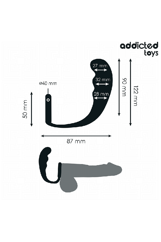 ADDICTED TOYS - PLUG ANALE CON ANELLO MODELLO 4