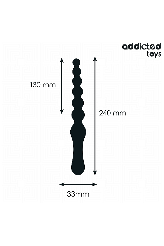 ADDICTED TOYS - MASSAGGIATORE ANALE 24 CM