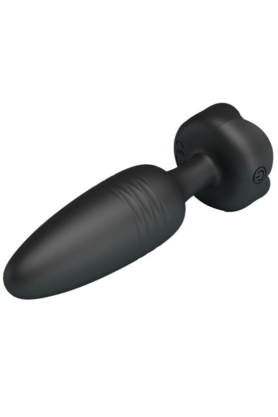 PRETTY LOVE - TARION PLUG ANALE CON LUCE LED NERO 12