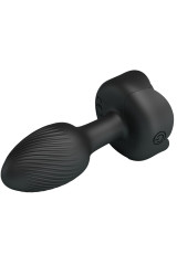 PRETTY LOVE - PLUG ANALE OLMAN CON LUCE LED NERO 8