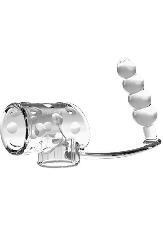 PRETTY LOVE - GUAINA PER PENE CON TAPPO ANALE TRASPARENTE