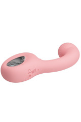 PRETTY LOVE - ERYNNYES VIBRATORE PUNTO G + STIMOLATORE CLITORIDEO 10 VIBRAZIONI ROSA