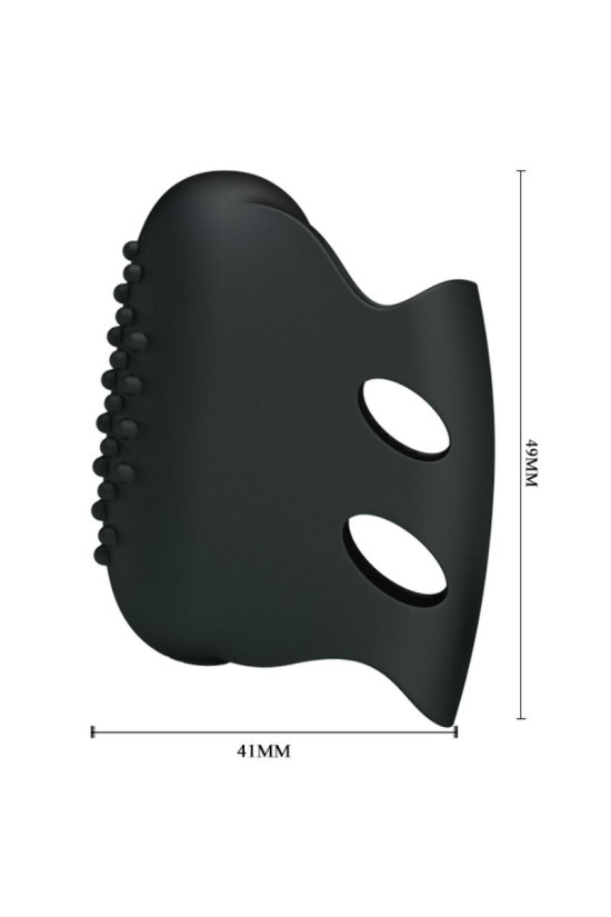 PRETTY LOVE - FLIRTATION DITALE VIBRAZIONE NERO STEWARD