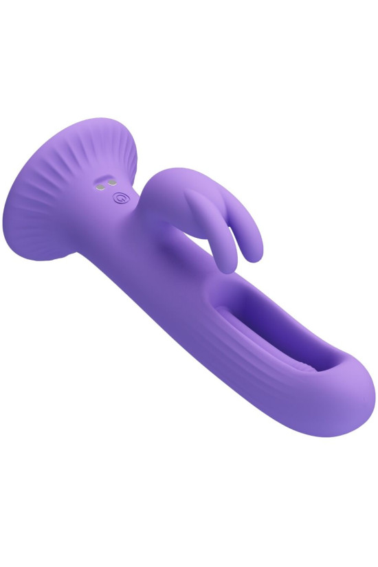 PRETTY LOVE - VIBRATORE CONIGLIO KILLMOULIS 12 MODALITÀ DI VIBRAZIONE VIOLA