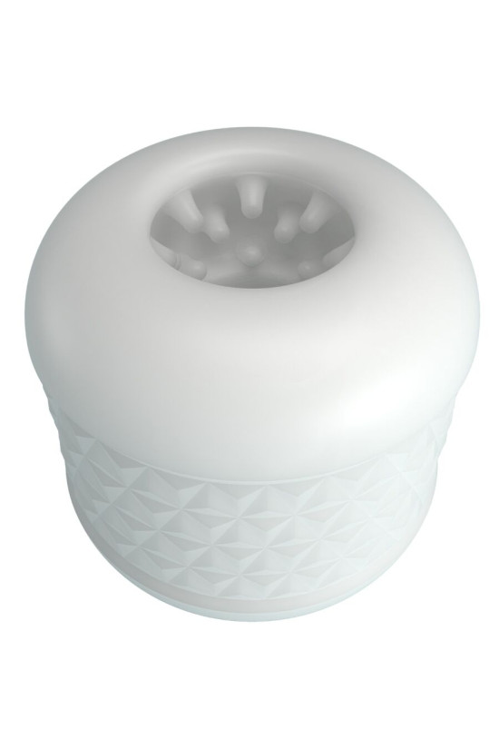 PRETTY LOVE - MASTURBATORE MASCHILE BIANCO CRYSTLE