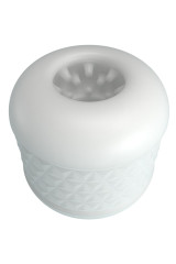 PRETTY LOVE - MASTURBATORE MASCHILE BIANCO CRYSTLE