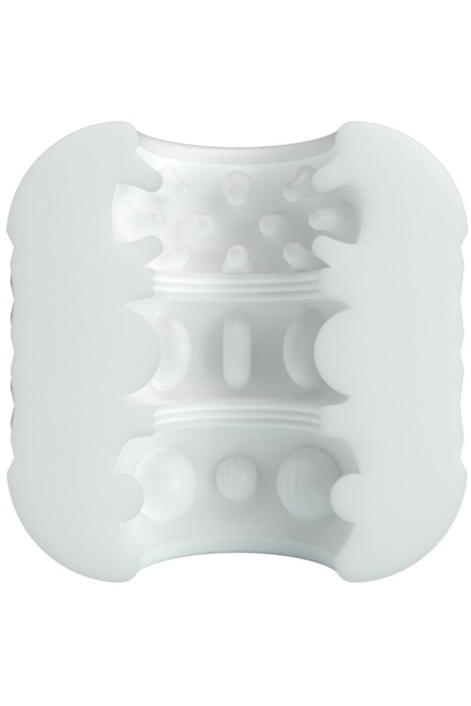 PRETTY LOVE - MASTURBATORE MASCHILE BIANCO CRYSTLE