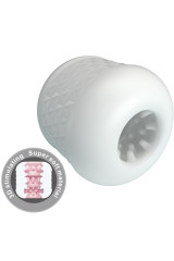 PRETTY LOVE - MASTURBATORE MASCHILE BIANCO CRYSTLE