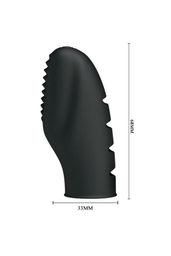 PRETTY LOVE - FLIRTATION STANFORD NERO VIBRAZIONE DITALE