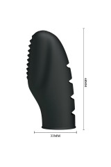 PRETTY LOVE - FLIRTATION STANFORD NERO VIBRAZIONE DITALE