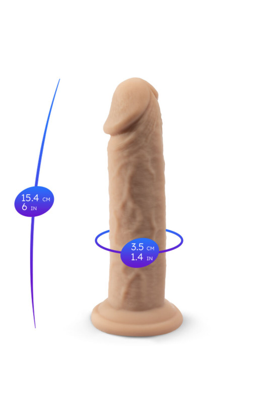 SILEXD - MODELLO PENE REALISTICO 2 SILICONE TERMOREATTIVO PREMIUM 15