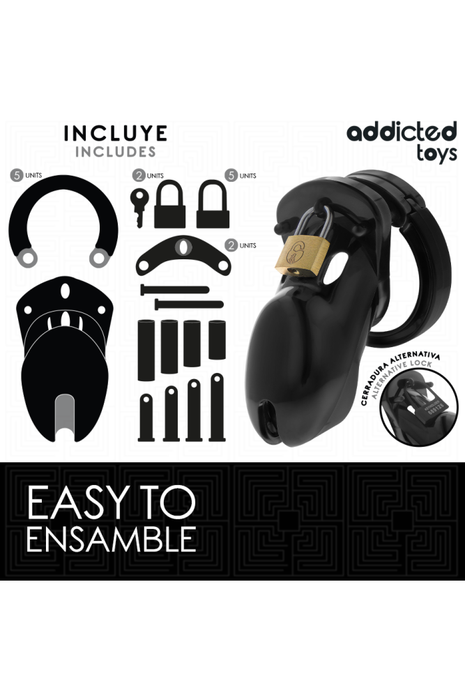 ADDICTED TOYS LOCKED - GABBIA PER PENE FORBIDDEN VAULT 10 CM