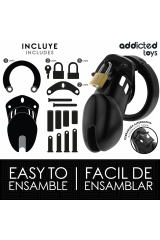 ADDICTED TOYS LOCKED - GABBIA PER PENE OBSIDIAN HOLD TAGLIA M