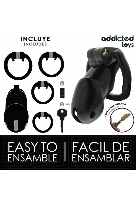 ADDICTED TOYS LOCKED - MINDNIGHT CELL GABBIA PER PENE TAGLIA L