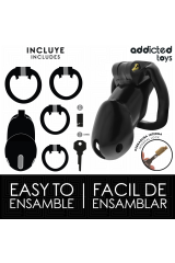 ADDICTED TOYS LOCKED - MINDNIGHT CELL GABBIA PER PENE TAGLIA L
