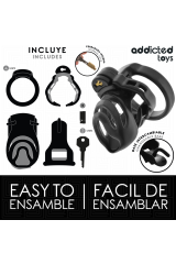 ADDICTED TOYS LOCKED - GABBIA PER PENE CON BLOCCAGGIO ETERNO 9 CM