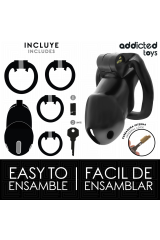 ADDICTED TOYS LOCKED - MINDNIGHT CELL GABBIA PER PENE TAGLIA M