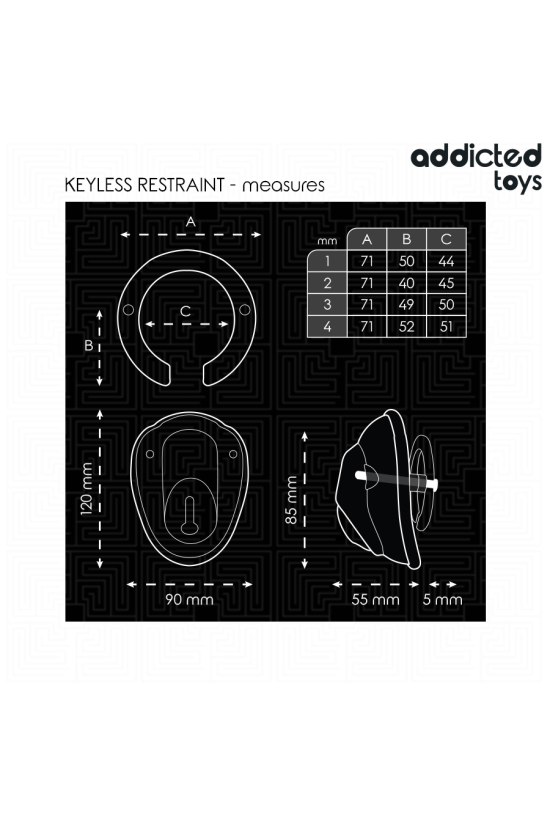 ADDICTED TOYS LOCKED - GABBIA PER PENE SENZA CHIAVE 11