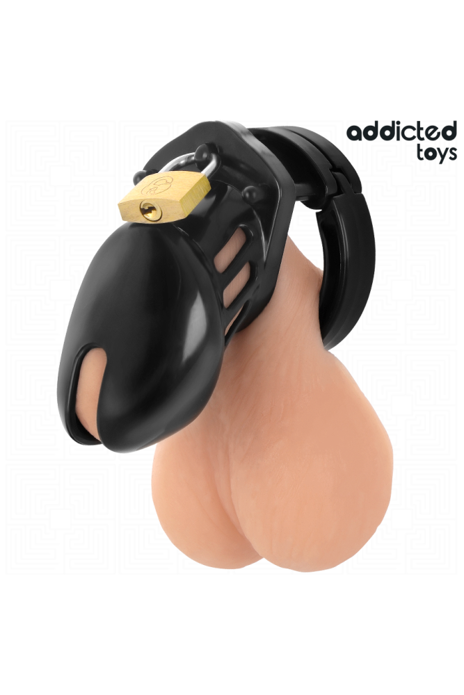 ADDICTED TOYS LOCKED - GABBIA PER PENE OBSIDIAN HOLD TAGLIA S