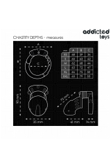 ADDICTED TOYS BLOCCATO - GABBIA PER PENE PROFONDA DI CASTITÀ 7