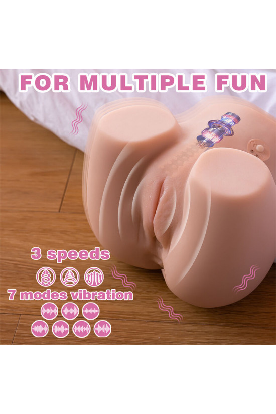 XISE - CONNIE BACK MASTURBATOR VAGINA E ANO REALISTICO MULTIPOSIZIONE CON VIBRAZIONE