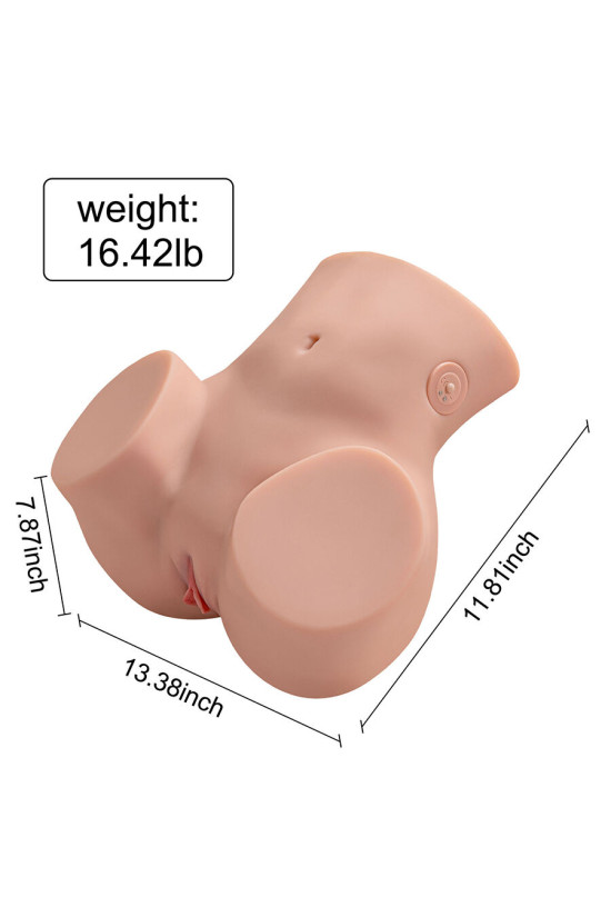 XISE - SYDNI MASTURBATORE VAGINALE REALISTICO MULTIPOSIZIONE CON SPINTA