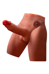 XISE - JASON DILDO MASTURBATORE REALISTICO CON SPINTA E VIBRAZIONE 17 CM