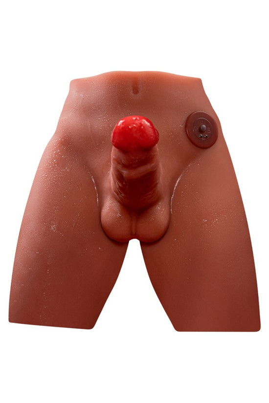 XISE - JASON DILDO MASTURBATORE REALISTICO CON SPINTA E VIBRAZIONE 17 CM