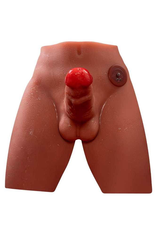 XISE - JASON DILDO MASTURBATORE REALISTICO CON SPINTA E VIBRAZIONE 17 CM