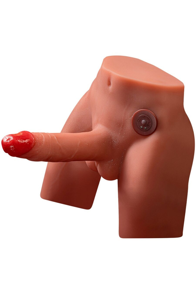 XISE - JASON DILDO MASTURBATORE REALISTICO CON SPINTA E VIBRAZIONE 17 CM