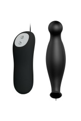 PRETTY LOVE - PLUG ANALE IN SILICONE 12 MODALIT DI VIBRAZIONE NERO