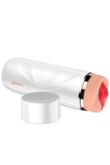 SHEQU - RILEY MASTURBATORE VAGINALE VIBRANTE CON ASPIRAZIONE