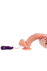SHEQU - ADAM DILDO VIBRATORE CON TELECOMANDO 21 CM