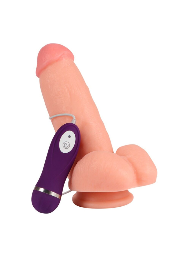 SHEQU - DILDO VIBRATORE AQUILA ROSSA CON TELECOMANDO 17 CM