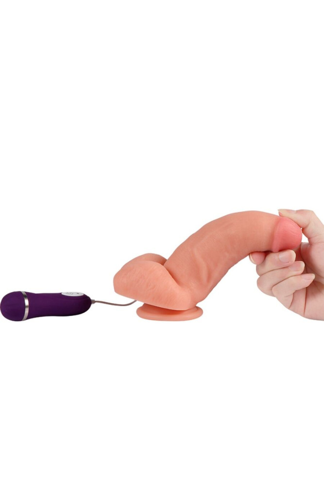 SHEQU - DILDO VIBRATORE AQUILA ROSSA CON TELECOMANDO 17 CM